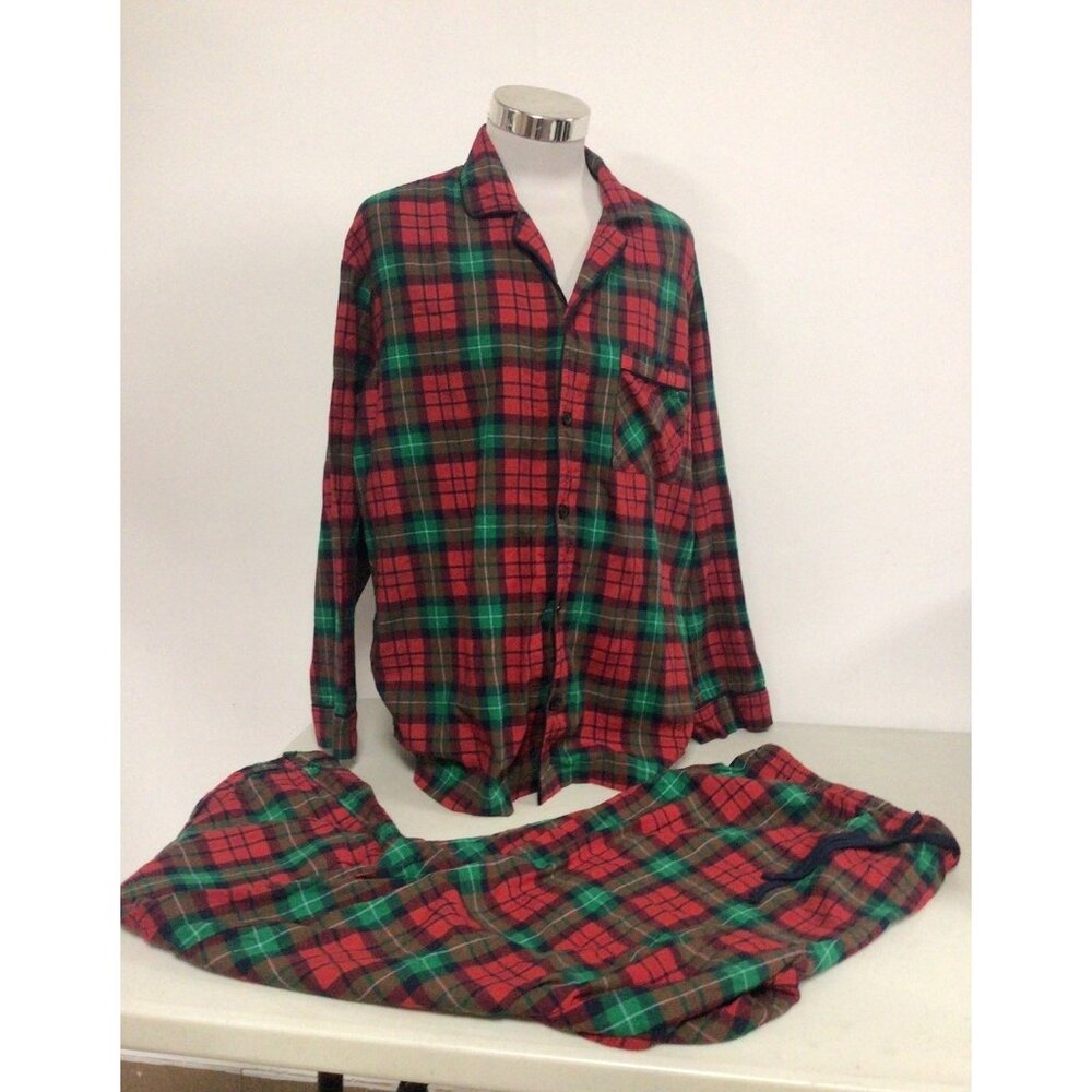 Target Plaid Pajama Set Flannel Sleepwear Mens 2XL